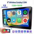 R911A 9" Android 15-bilstereo med CarPlay/Android Auto og bakkamera