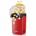 RAF R.9014 Varmluft Popcorn Maker 1200W - Hurtig gør-det-selv-popcornmaskine med målebæger - Rød