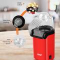 RAF R.9014 Varmluft Popcorn Maker 1200W - Hurtig gør-det-selv-popcornmaskine med målebæger - Rød