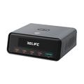 RELIFE Q8 165W GaN-hurtigoplader - 4xUSB-C / 1xUSB-A - Grå