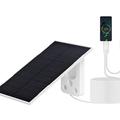 RH-P09 5V 2W ETFE monokrystallinsk solcellepanel til camping - IP65, Lightning- og USB-C-kabel