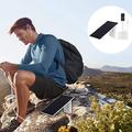RH-P09 5V 2W ETFE monokrystallinsk solcellepanel til camping - IP65, Lightning- og USB-C-kabel