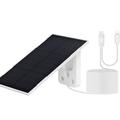 RH-P09 5V 2W ETFE monokrystallinsk solcellepanel til camping - IP65, Lightning- og USB-C-kabel