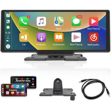 RH-W517 10.3" trådløs CarPlay/Android Auto-skærm med FM-sender og Bluetooth-forbindelse