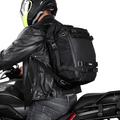 RHINOWALK MT216 30L Super Large Motorcycle Seat Bag Tail Bag Multifunction Motorbike Helmet Storage Bag Dirt Bike Accessories Shoulders Backpack - Sort