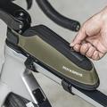 ROCKBROS 0.65L nylon MTB cykeltaske foran beam bag reflekterende cykel tube taske, overdel