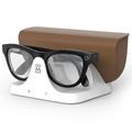 Ray-Ban Meta AI-briller Gen 1/Gen 2 AMVR CD3 Magnetisk 2-i-1 hurtigopladningsdock - Hvid
