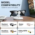 Ray-Ban Meta Wayfarer/Skyler/Headliner/Oakley HSTN opladningsstander - Hvid