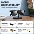Ray-Ban Meta Wayfarer/Skyler/Headliner/Oakley HSTN opladningsstander - Sort