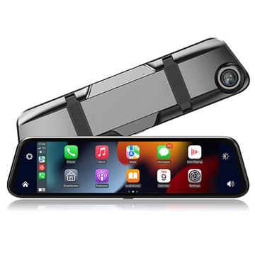 Bakspejl med dobbelt kamera m. GPS-navigation, Android Auto, CarPlay P902S - 9"