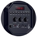 Rebeltec SoundBox 460 Bluetooth-højtaler med RGB - 40W RMS - 4000mAh