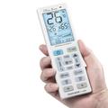Genopladelig Universal A/C-fjernbetjening med temperatur- og luftfugtighedsvisning