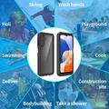 Samsung Galaxy A14/A14 5G Redpepper IP68 Vandtæt Cover - Sort / Klar