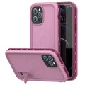 Redpepper iPhone 12 Pro Max Magnetisk Vandtæt Taske - IP68 - Pink