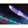 Reekin LED Flydende RGB MicroUSB-kabel - 1m, 2A