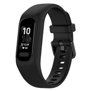 Garmin Vivosmart 5 Udskiftning af Silikonestrop med Integreret Ramme - Sort