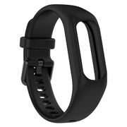 Garmin Vivosmart 5 Udskiftning af Silikonestrop med Integreret Ramme - Sort