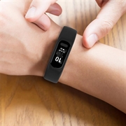 Garmin Vivosmart 5 Udskiftning af Silikonestrop med Integreret Ramme - Sort