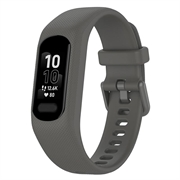 Garmin Vivosmart 5 Udskiftning af Silikonestrop med Integreret Ramme - Grå