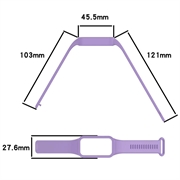 Xiaomi Smart Band 9 Active/Redmi Band 3 Udskiftning af Silikonestrop med Integreret Ramme