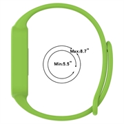 Xiaomi Smart Band 9 Active/Redmi Band 3 Udskiftning af Silikonestrop med Integreret Ramme