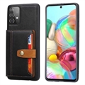 Samsung Galaxy A53 5G Retro Style Cover med Pung - Sort