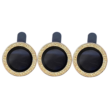 iPhone 13 Pro/13 Pro Max Rhinestone Kamera Linse Hærdet Glas Beskytter