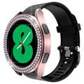 Rhinestone Dekorative Samsung Galaxy Watch5 Cover - 40mm - Pink