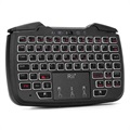 Rii RK707 3-i-1 Trådløs Tastatur med Touchpad & Gamepad
