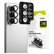 Samsung Galaxy Z Fold8 Ultra/Z Fold7 Ringke Kamera Linse Hærdet Glas Beskytter - 2 Stk. - Sort