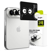 iPhone Duo Ringke Kamera Linse Hærdet Glas Beskytter - 2 Stk. - Sort