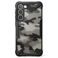 Ringke Fusion X Design Samsung Galaxy S23+ 5G Hybrid Cover - Camouflage / Sort