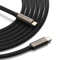 Ringke USB 3.2 Type-C-kabel PD240W - 1m - Sort