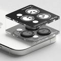 iPhone 15 Pro Ringke Kamera Linse Hærdet Glas - Sort
