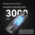 Rockbros RHL950 genopladeligt cykellys med høj lysstyrke, 950 lumen - sort