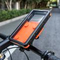 Rockbros vandtæt magnetisk telefonholder til cykel og e-cykel - 4.7"-6.9" - sort