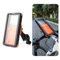 Rockbros vandtæt magnetisk telefonholder til cykel og e-cykel - 4.7"-6.9"