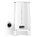 Rojeco 4L Smart Pet Feeder med 1080p kamera - hvid
