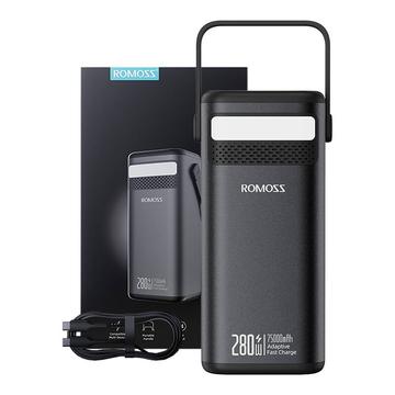 Romoss PMT75-DC Power Bank 75000mAh - 280W/240Wh - Sort