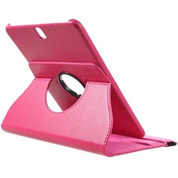 Samsung Galaxy Tab S3 9.7 Roterende Cover - Hot Pink