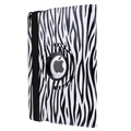iPad 9.7 2017/2018 Roterende Cover - Zebra