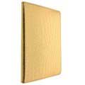 iPad Air 2 Roterende Taske - Krokodille - Guld