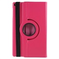 Samsung Galaxy Tab A 10.1 (2019) Roterende Folio Cover - Hot Pink