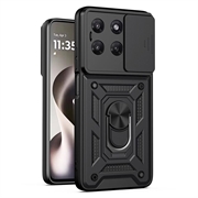 Motorola Moto G37/G37 Power/G47 Roterende Ring Hybrid Cover med Kameraskjold