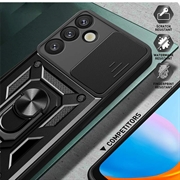 Samsung Galaxy A57 Roterende Ring Hybrid Cover med Kameraskjold