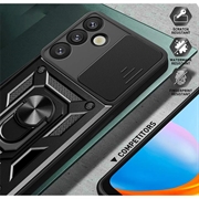 Samsung Galaxy S26 Roterende Ring Hybrid Cover med Kameraskjold