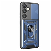 Samsung Galaxy S26+ Roterende Ring Hybrid Cover med Kameraskjold