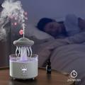 Rotating Jellyfish Aromatherapy Diffuser 300ml - 7-farvet LED, fjernstyret ultralydsbefugter