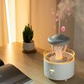 Rotating Jellyfish Aromatherapy Diffuser 300ml - 7-farvet LED, fjernstyret ultralydsbefugter