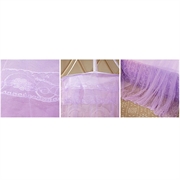 Myggenet - Dome design til f.eks over senge op til 180cm - Lilla